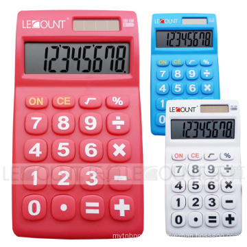 8 Digits Dual Power Handheld Calculator with Large Keys (LC317)